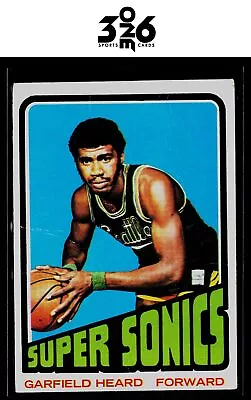 Garfield Heard 1972-73 Topps Rookie #98 - Image 1 of 2