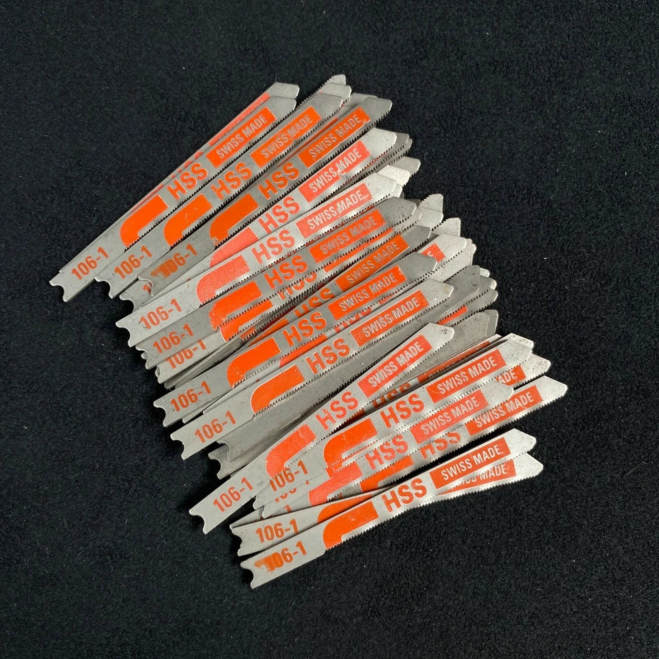 50 Black & Decker 'U' Shank Jigsaw Blades for Sheet Metal 0.2mm-1mm (106-1) - Image 1 of 4