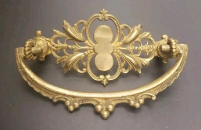  Antique Bronze Brass 4"x 2-1/2" Drawer Pulls Reclaimed Victorian Bail L 207 - Image 1 of 4