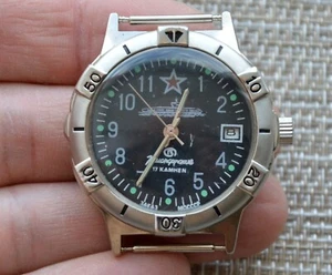 Watch Commander Military Soviet Komandirskie Vostok Wostok Rare Vintage - Picture 1 of 4