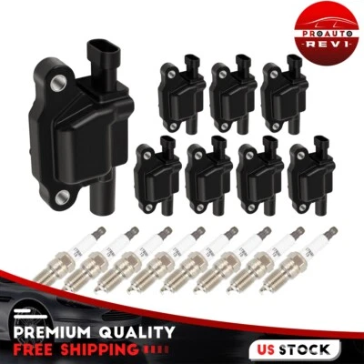 8 bobinas de encendido y bujías de iridio para Cadillac Escalade ESV 2007-2014 6,2 L-V8 Foto 1 de 4