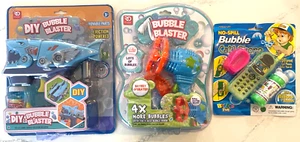Lot of 3 | Bubble Making Kids Toys | Bubble Blasters & Cell Phone | New! - Picture 1 of 8