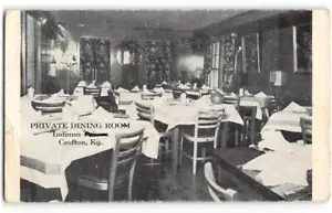 Interior del comedor, Indiana Tavern, Crofton, Kentucky 1949 postal vintage - Imagen 1 de 2