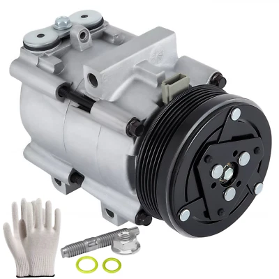 A/C Compressor & Clutch For Ford F150 Mercury Grand Marquis Mustang CO 101290C Foto 1 de 4