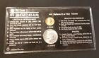 Kennedy 1964 Half-Dollar "In Memoriam" Coin Set 90% Silver & Lincoln Penny