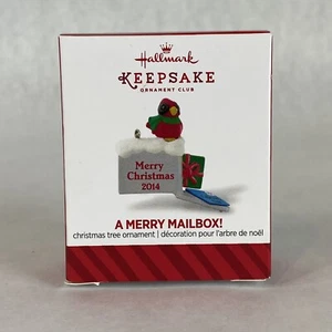 Hallmark Christmas Ornament - A Merry Mailbox - 2014 Member Exclusive New in Box - Picture 1 of 10