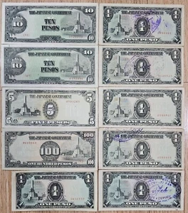 XF~AU japanese banknote lot (2) - Picture 1 of 2