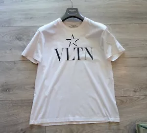 VALENTINO SHIRT M white big logo tshirt t star vltn - Bild 1 von 6