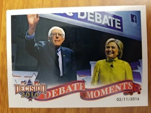 Decision 2016 #120 PBS Democratic Debate 2/11/2016 SP No Como Nuevo Tarjeta - Imagen 1 de 1