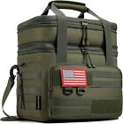 Tactical Lunch Bag, Large Heavy Duty Double Deck Insulated Lunch Box Leakproo...