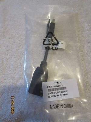 PNY Mini Male to Female Display Port Adapter Cable (91008582V3) - Image 1 of 2
