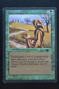 Magic The Gathering Magic The Gathering Citanul Druid Antigüedades MP Moderadamente Reproducido - Imagen 1 de 2