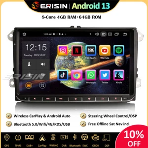 9" Android 13 Autoradio GPS DAB+ für VW Crafter Polo Amarok Caddy T6 Skoda Yeti - Bild 1 von 22