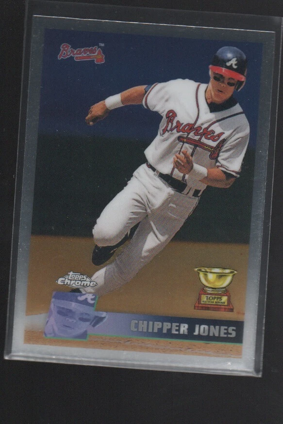 CHIPPER JONES  2017 TOPPS CHROME UPDATE ALL-ROOKIE CUP CARD #TARC-8  - Image 1 of 1