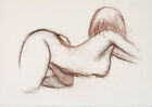 Original chalk drawing of a Nude by David Henson-Hyde (A3)