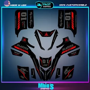yamaha blaster yfs 200 yfs200 Aufkleber Grafik Sticker Full Kit ATV Quad Wrap - Bild 1 von 3