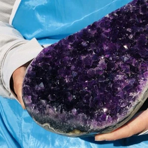6.68LB Natural Amethyst Quartz Cave Geode Crystal Healing 2538 - Picture 1 of 16