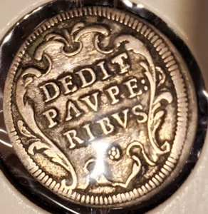 ND(1700-21) Italian States Papal States Half Grosso Clement XI - Picture 1 of 2
