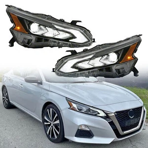 For 2019 2020 2021 2022 Nissan Altima Driver Passenger Headlight Assembly LED 2p - Picture 1 of 9