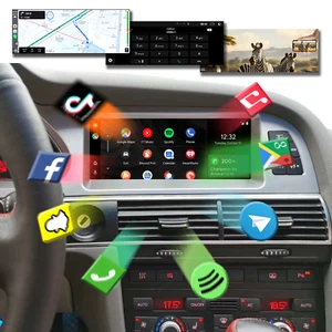 Autoradio For Audi A6 S6 C6 MMI 3G Screen Upgrade Carplay Android Display GPS - Picture 1 of 12