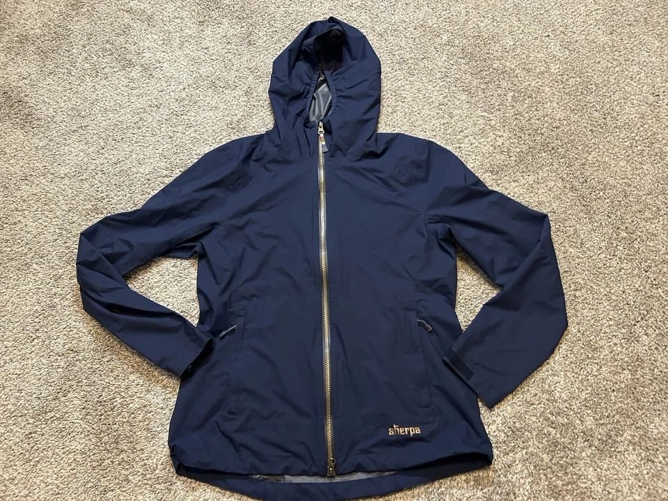 Sherpa Adventure Gear Rain Jacket Men S Rathee Blue Asaar 2.5-Layer Light Hood - Image 1 of 4