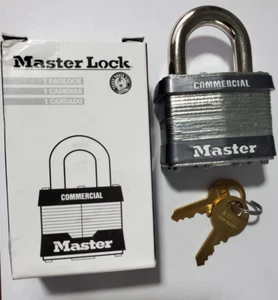 Master Lock 5KA A1020 No.5 Commercial Grade Laminated Steel Safety Padlock 2" - Picture 1 of 3
