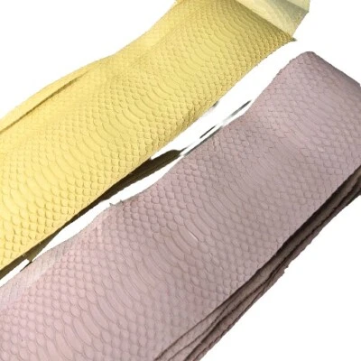 Small Genuine Snake Skin Snake Snakeskin Hide Leather Craft Supply Matte - Image 1 of 4