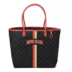 NCAA Boston College Eagles 19x7x13" Black Canvas Tote Handbag Purse Bag Official - Picture 1 of 5