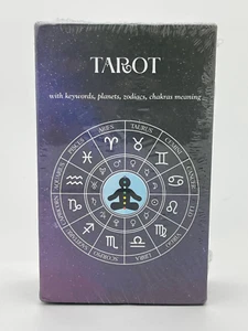 Tarot Cards for Beginners w/ Keywords, Planets, Zodiacs, Chakras Deck Sealed NEW - Picture 1 of 4