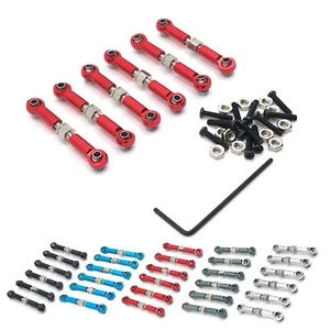 Adjustable 1:18 RC Car Tie Rod Modification Parts Set For Wltoys A959 A969 A979 - Picture 1 of 7