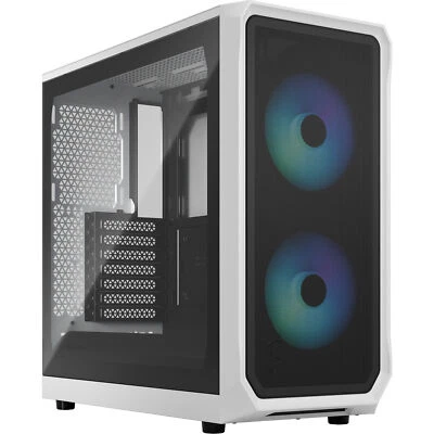Fractal Design Focus 2 RGB White TG Clear Tint, Tower-Gehäuse, weiß - Bild 1 von 4