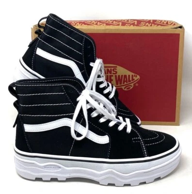 VANS Sentry Sk8-Hi WC Sneakers Black Suede Canvas Women Skate Shoes VN0A5KY5BA2 - Image 1 of 4
