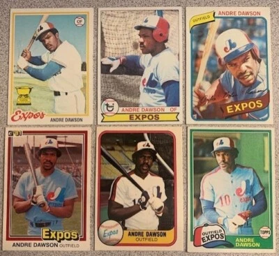 ANDRE DAWSON Expos, Cubs + Parallel/Insert/Base Cards - You Pick - FREE S/H- HOF - Image 1 of 4