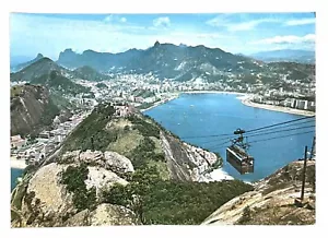 Vista panorámica Río de Janeiro Brasil • Tranvía Edificios Colinas • Continental - Imagen 1 de 2