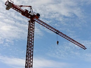 Modellino gru a torre Peiner scala 1/87 Tower crane Peiner die cast by Conrad - Foto 1 di 10
