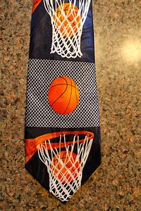 Neue marineblaue Basketball-Krawatte für Herren Steven Harris 58 Zoll L 3,8 Zoll B  - Bild 1 von 2