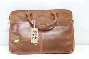 DSTRCT Limited Laptoptasche 17 Zoll - Cognac - Afbeelding 1 van 2