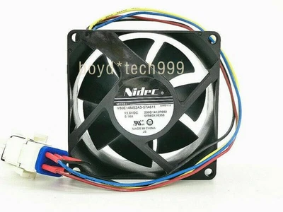 V80E14MS2A3-57A611 NIDEC GE WR60X10356 DC13.6V 0.16A cooling Fan 239D1412P002 - Image 1 of 4
