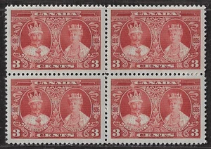 Canada Stamps — Block of 4 — 1935, King George V & Queen Mary #213 MNH Ref. 1066 - Picture 1 of 2