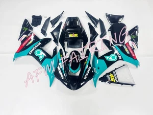 Blue Black ABS Injection Mold Bodywork Fairing Kit Panels for YZF R1 2002 2003 - Picture 1 of 8