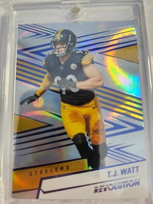 2025 Revolution Football Steelers TJ Watt Infinite SSP 8/8 Bookend - Image 1 of 2