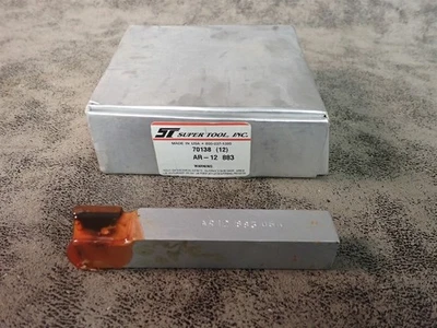(Lot of 12) NEW Super Tool 70138 3/4"x3/4" Single Point Carbide AR-12 883 BN300 - Image 1 of 4