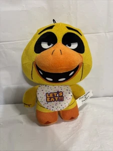 Peluche Five Nights at Freddys FNAF CHICA Let's Eat raro 9” 2017 - Imagen 1 de 6