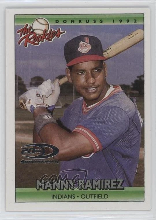 2001 Donruss Rookie Reprints /1992 Manny Ramirez #RR39 - Image 1 of 2