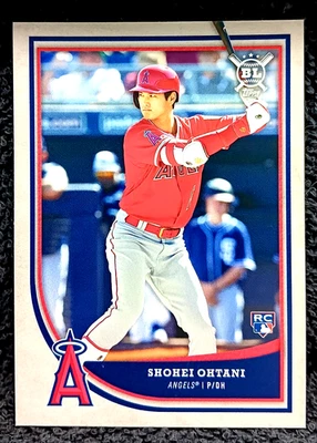 CARTÃO DE BEISEBOL SHOHEI OHTANI NOVATO 2018 TOPPS BIG LEAGUE #141 ANGELS QUASE PERFEITO ESTADO+ - Imagem 1 de 4
