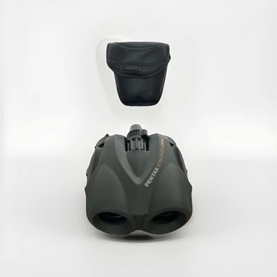 Pentax UP 8-16 x 21 Compact Zoom Binoculars Ricoh in Black With Case VGC - Image 1 of 4