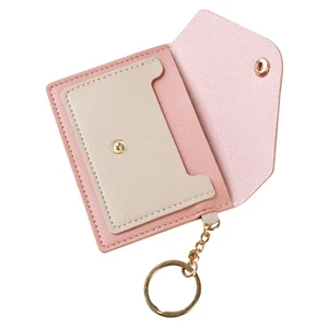 Confezione Carte Colore Caramelle Portachiavi Astucci Donna Studente Donna Mini Portafoglio per - Foto 1 di 12