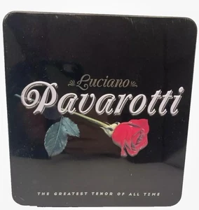 Luciano Pavarotti DVD & CD Tin Display Case The Greatest Tenor of All Time - Picture 1 of 8