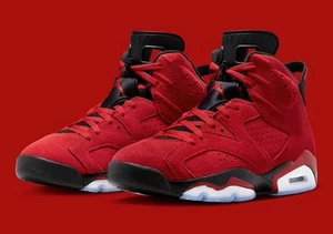 Nike Air Jordan 6 Retro Toro Bravo Red/Black Mens Size US 9.5 Sneakers New✅ - Picture 1 of 9
