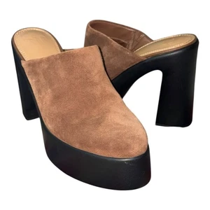 Gianni Bini Gr. 8 So schicke klobige Plateau Wildleder Pantoletten Heels TOP! - Bild 1 von 12